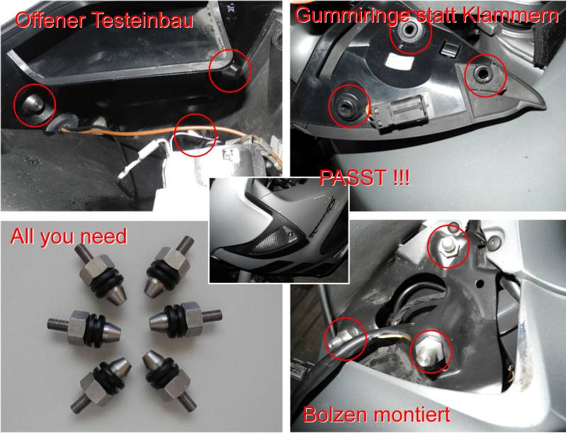 Blinkerhalterung K1200RS neu!